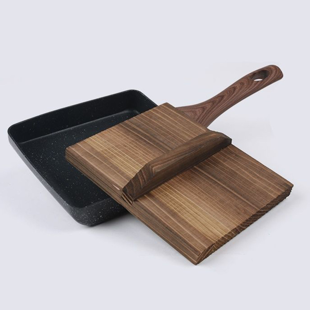 Wooden Serving Tray - Wooden Pan Lid Kitchen Japanese Wooden