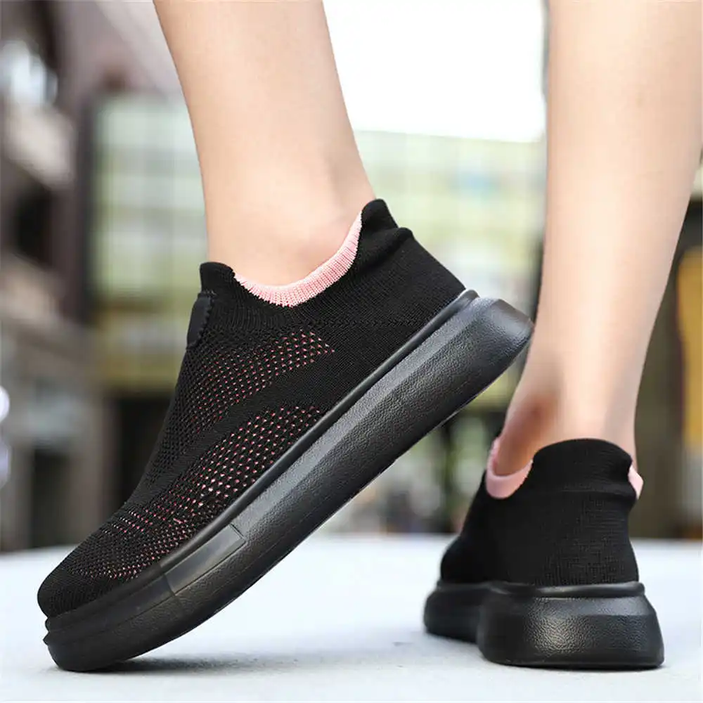 Luxury Lifestyle Outfit - Platform Stockings Brown Shoes For Woman
