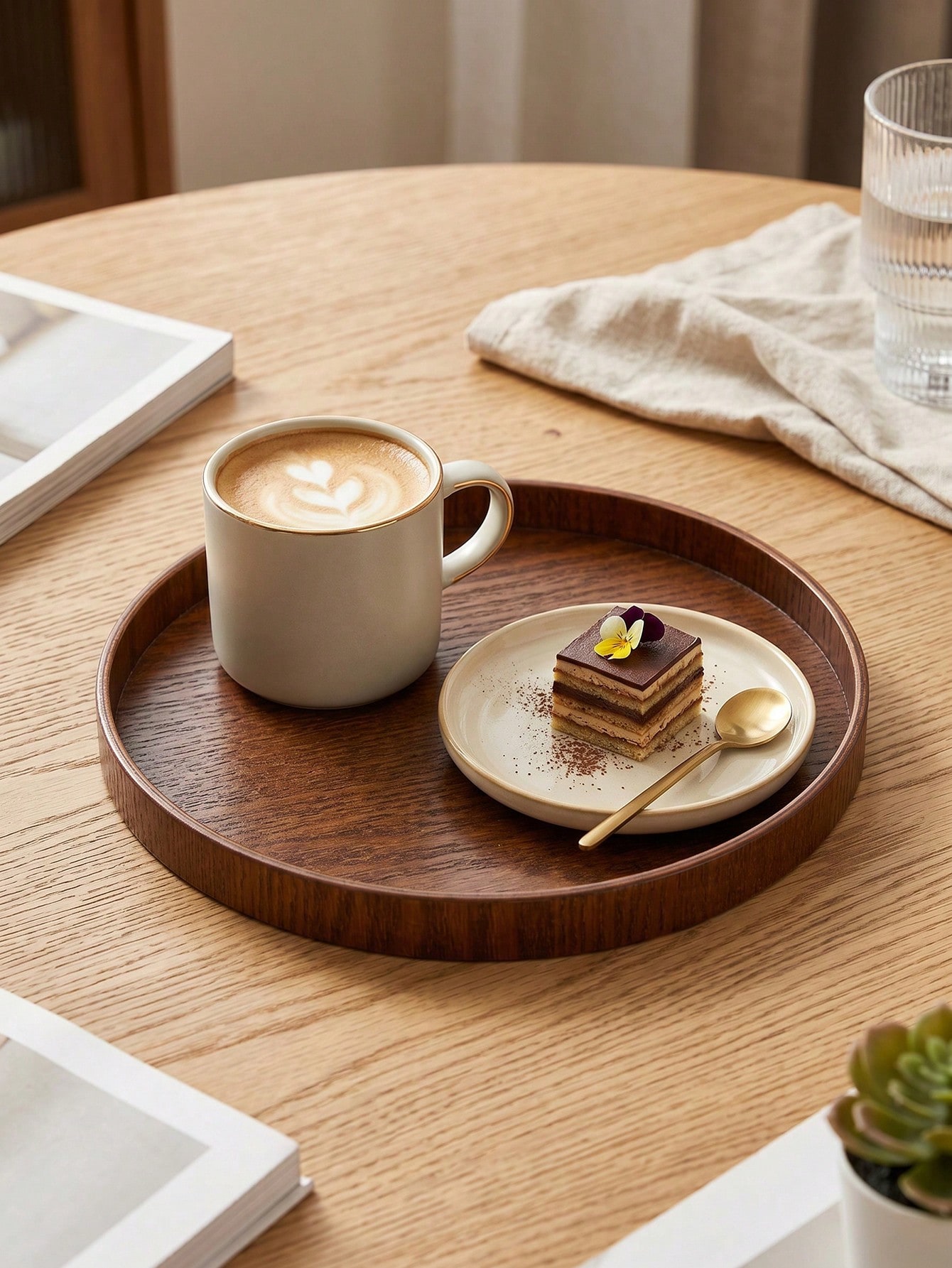 1pc/3pcs Natural Wooden Servin - Wooden Serving Tray recension och pris
