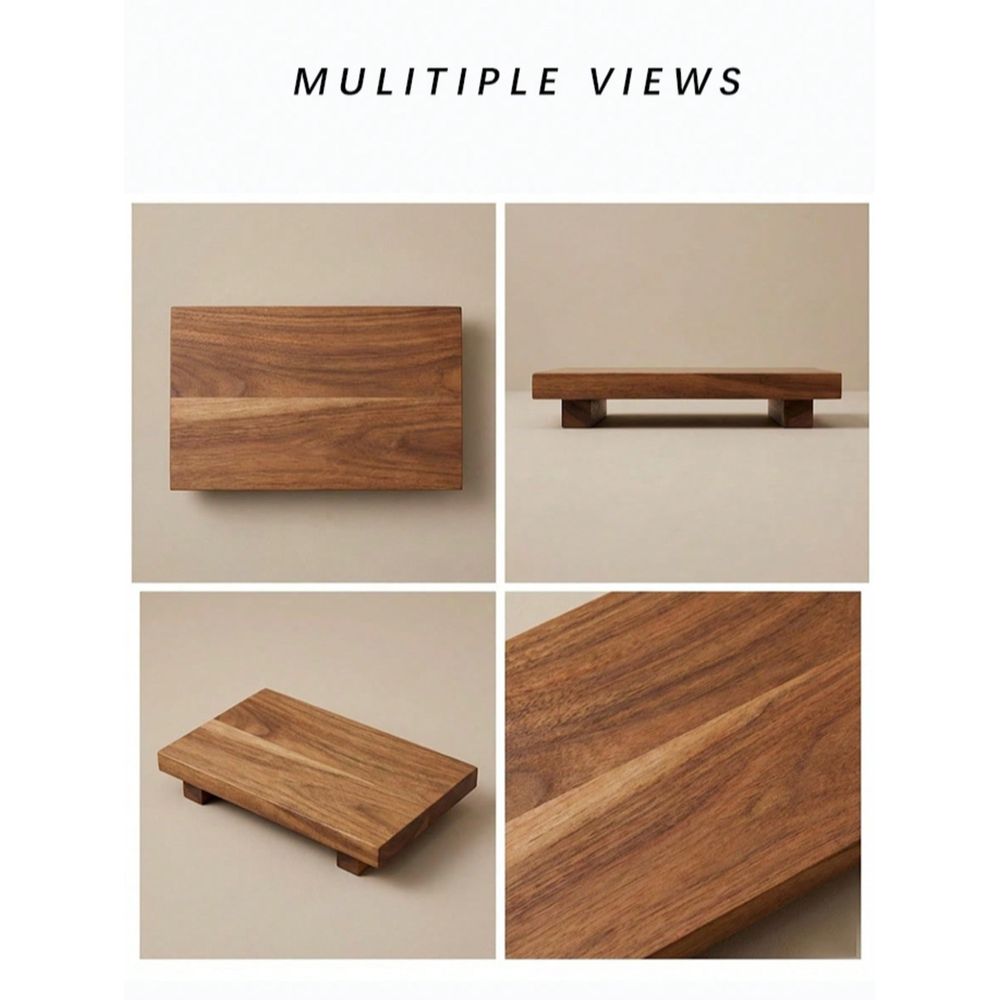 Pcs Set Twine Footed Wood Serv - Wooden Serving Tray recension och pris